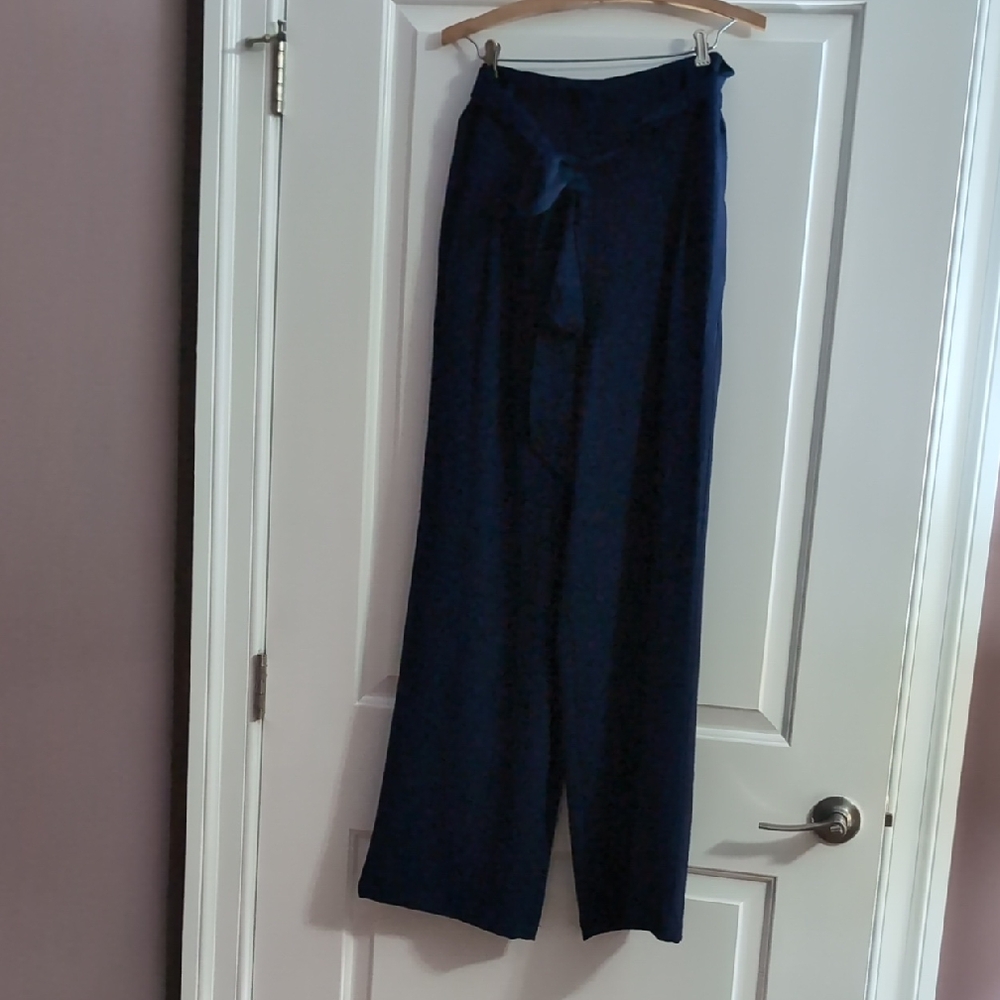 Universal Standard NWT Size 2-4 Maritime Blue Tresa Wide Leg Crepe Pants